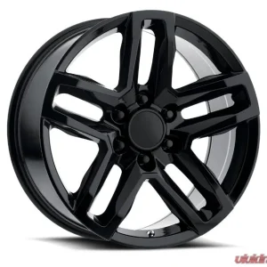 Voxx Wheels Replica Trailboss 22x9 6x139.7 24mm Gloss Black Chevrolet Silverado 1500 - Image 1