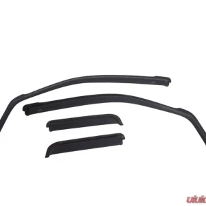 EGR Matte Black In-Channel Style 4pc Window Visors Toyota Tacoma Crew Cab 2015-2020 - Image 1