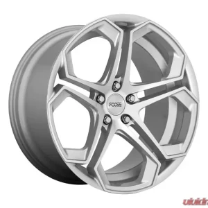 Foose F170 Impala Wheel 20x10.5 5X4.5 40mm Gloss Silver Machined - Image 1