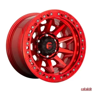 FUEL D113 Covert BL - Off Road Only Wheel 17x9 5x127 | 5x5 -15mm Candy Red - Image 1