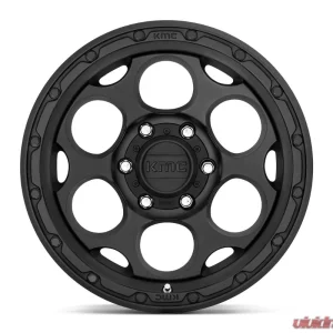 KMC KM541 Dirty Harry Wheel 18x8.5 6x139.7 18mm Textured Black - Image 3