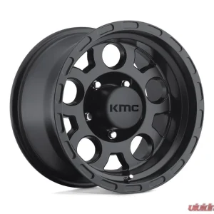 KMC KM522 Enduro Wheel 15x7 5x114.3 -6mm Matte Black - Image 1