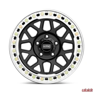 KMC KM235 Grenade Crawl Beadlock Wheel 17x9 5x127 | 5x5 -38mm Satin Black - Image 3
