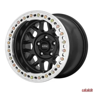 KMC Grenade Crawl Wheel 17x9 Blank -38mm Satin Black - Image 1
