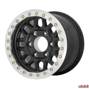 KMC Grenade Desert Wheel 17x8.5 BLANK 0mm Satin Black - Image 1