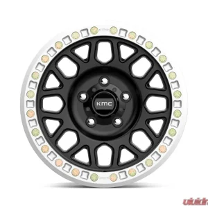 KMC KM234 Grenade Desert Beadlock Wheel 17x8.5 6x165.1 0mm Satin Black - Image 3