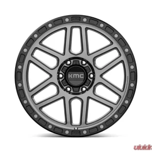 KMC KM544 Mesa Wheel 20x9 6x139.7 18mm Satin Black w/ Gray Tint - Image 3
