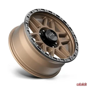 KMC KM544 Mesa Wheel 17x9 8x165.1 18mm Matte Bronze w/ Black Lip - Image 2