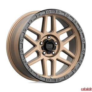 KMC KM544 Mesa Wheel 18x9 5x150 25mm Matte Bronze w/ Black Lip - Image 1