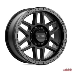 KMC KM544 Mesa Wheel 18x9 8x170 18mm Satin Black w/ Gloss Black Lip - Image 1