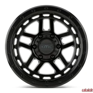 KMC KM540 Recon Wheel 17x9 5x127 | 5x5 -12mm Satin Black - Image 3