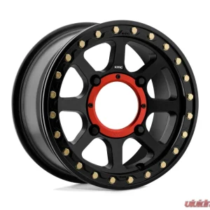 KMC KS234 Addict 2 Beadlock Wheel 15x6 4x156 38mm Satin Black - Image 1