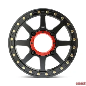 KMC KS234 Addict 2 Beadlock Wheel 15x6 4x156 38mm Satin Black - Image 2
