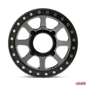 KMC KS234 Addict 2 Beadlock Wheel 15x6 4x137 38mm Satin Gray - Image 2