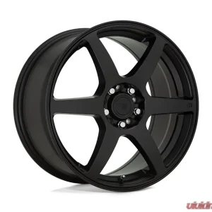 Motegi CS6 Wheel 17x7 4X100/4.25 40mm Satin Black - Image 1