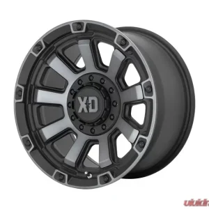 XD Series Gauntlet Wheel 20x10 5X5/5.5 -18mm Satin Black w/Gray Tint - Image 1