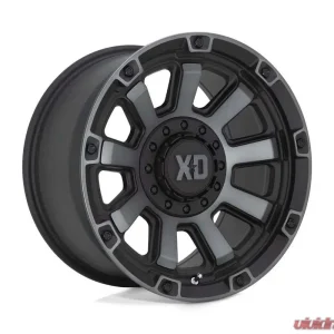XD Series Gauntlet Wheel 17x9 6X135/5.5 0mm Satin Black w/Gray Tint - Image 1