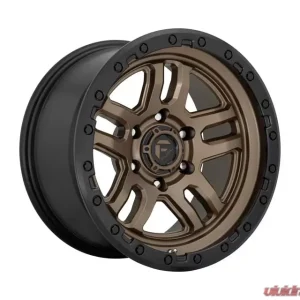 FUEL D702 Ammo Wheel 17x9 5x127 | 5x5 -12mm Matte Bronze Black Bead Ring - Image 1
