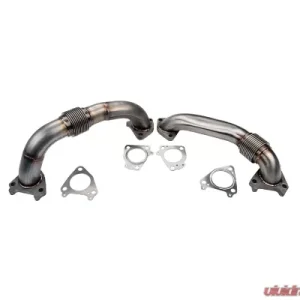 WCFab 2001-2016 Duramax 2 Inch Stainless Steel Up Pipe Kit for Single Turbos w/ Gaskets - Image 1