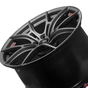 GramLights 57FXZ Overseas Wheel 19x9.5 5x112 25mm Matte Graphite Machining - Image 3