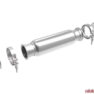 aFe Power Mach Force-Xp 304 Stainless Steel Resonator 3" Inlet/Outlet x 4" Dia. x 12" Body x 16" Overall Length - Image 1