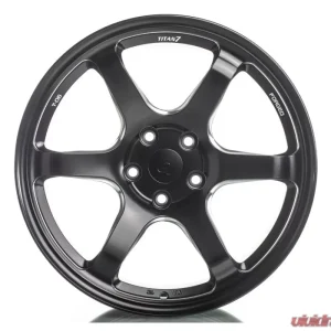 Titan 7 T-D6 Wheel 18x9.5 5x114.3 40mm Machine Black - Image 1