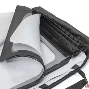 MasterTop Black Diamond Rear Window Storage Bag Jeep Wrangler JL 2018+ - Image 5