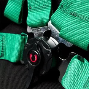 Cipher Auto Racing Green 4 Point Camlock Racing Harness Set - Image 4