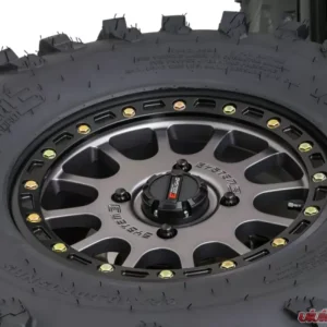 System 3 Off-Road SB-5 Beadlock Wheels 14x7 4x137 5+2 SBL Grey - Image 3
