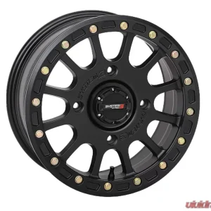 System 3 Off-Road SB-5 Beadlock Wheels 15x7 4x156 5+2 SBL Black - Image 1