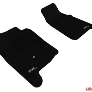 3D MAXpider 1998-2011 Ford Ranger Regular Cab/Supercab Kagu 1st Row Floormat - Black - Image 1