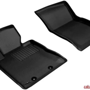 3D MAXpider 2012-2016 Hyundai Genesis Kagu 1st Row Floormat - Black - Image 1