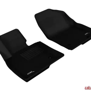 3D MAXpider 2014-2019 Mazda Mazda3/Mazda6 Kagu 1st Row Floormat - Black - Image 1