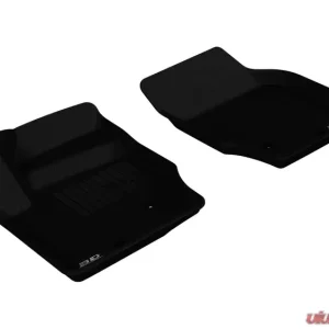3D MAXpider 2003-2014 Volvo XC90 Kagu 1st Row Floormat - Black - Image 1