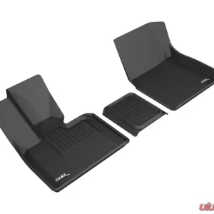 3D MAXpider 2014-2019 BMW I3 Kagu 1st Row Floormat - Black - Image 1