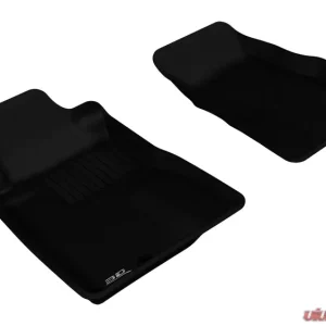 3D MAXpider 2005-2009 Ford Mustang Kagu 1st Row Floormat - Black - Image 1