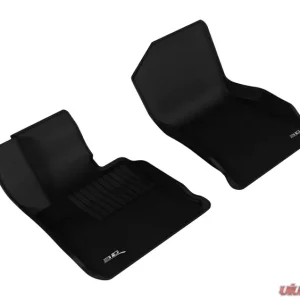 3D MAXpider 2014-2020 BMW 4 Series F32/F33/F36 Kagu 1st Row Floormat - Black - Image 1