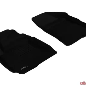 3D MAXpider 2010-2012 Hyundai Santa Fe Kagu 1st Row Floormat - Black - Image 1