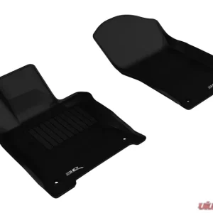 3D MAXpider 2014-2017 Infiniti Q50 Kagu 1st Row Floormat - Black - Image 1