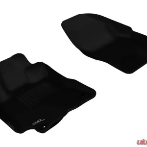 3D MAXpider 2009-2013 Pontiac/Toyota Vibe/Corolla Kagu 1st Row Floormat - Black - Image 1