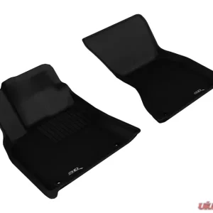 3D MAXpider 2014-2019 Porsche Macan Kagu 1st Row Floormat - Black - Image 1