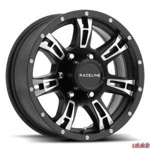Raceline 840 Arsenal Wheel 15x6 6x5.5 0mm Gloss Black Machined - Image 1