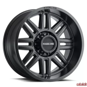 Raceline 948B Split Wheel 20x9 5x127 | 5x5 0mm Satin Black - Image 1