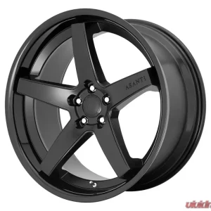 Asanti Black Label ABL-31 Regal Wheel 20.00x10.50 5X112 38 Satin Black Gloss Black Lip - Image 1