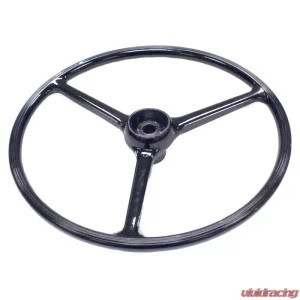Crown Automotive Jeep Replacement Steering Wheel, Black, Uses 2-3/8" Horn Button, 17" Diameter Jeep - Image 1