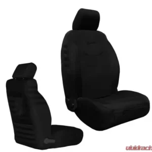 Bartact Tactical Front Seat Covers Black/Black Jeep Wrangler JK 2013-2018 - Image 1