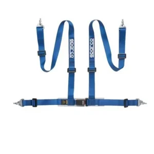 Sparco 2-Inch Tuner 4-Point Snap-In Harness Blue - Image 2
