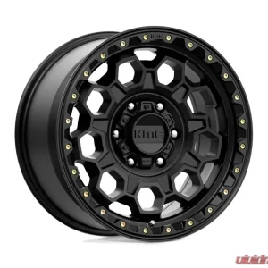 KMC KM545 Trek Wheel 17x9 6x139.7 -12mm Satin Black - Image 1