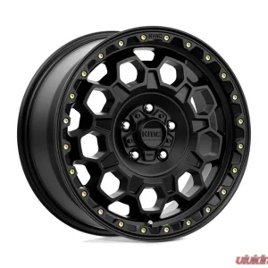KMC KM545 Trek Wheel 17x8 5x114.3 35mm Satin Black - Image 1