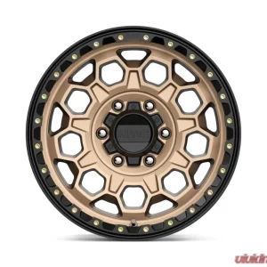 KMC KM545 Trek Wheel 17x8 6x139.7 20mm Matte Bronze w/ Black Lip - Image 3